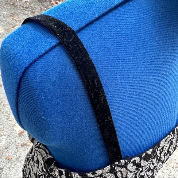 Y2K LOFT Square Neck Black Floral Mesh Velvet Camisole Top Women’s Size 12 - Picture 4 of 15